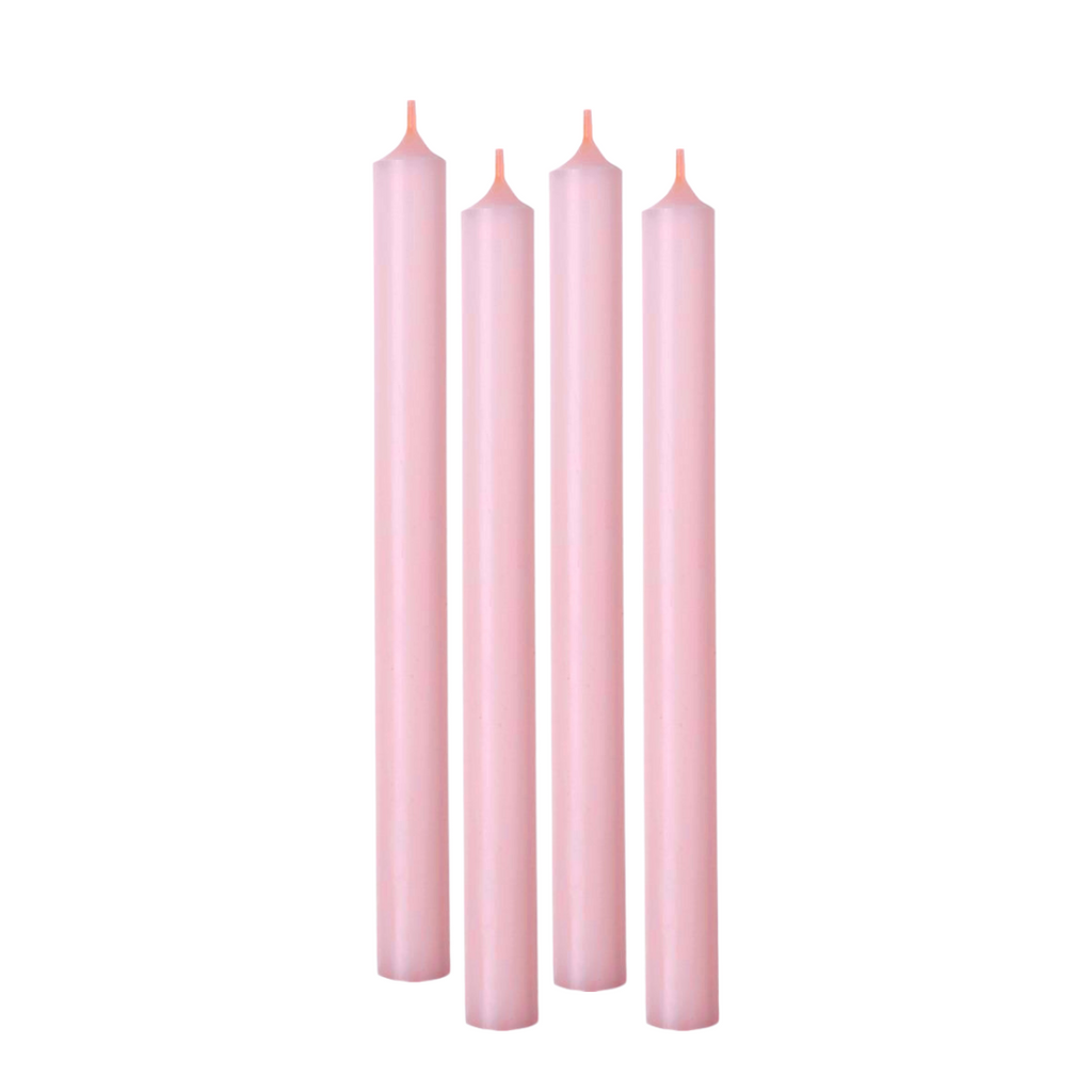 Set of 4 Tapers | Peony Pink
