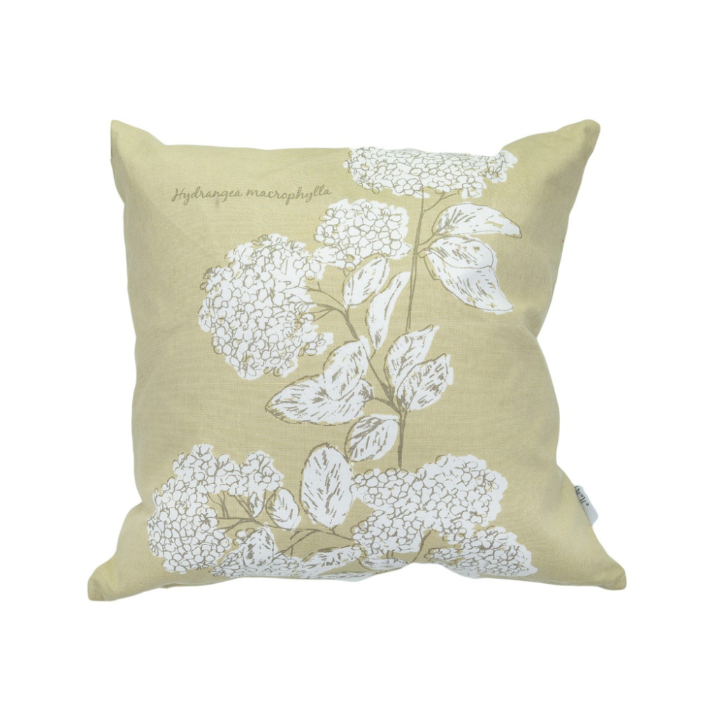 Painted Flower Pillow | Butter Cream
