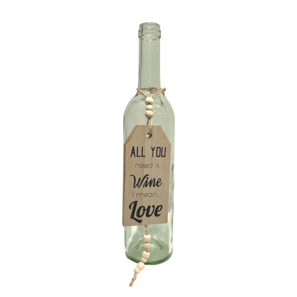 Wine Sign Bottle Tag | Love