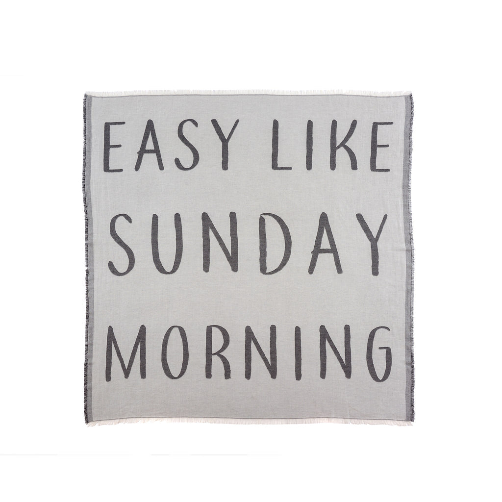 Easy Like Sunday Morning | Throw Blanket