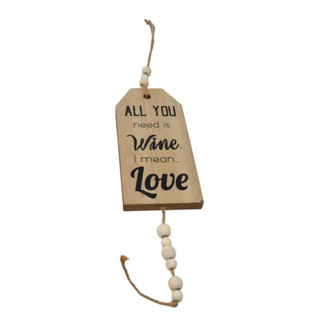 Wine Sign Bottle Tag | Love