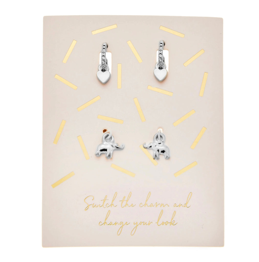 Charmed Life Earring Set | Silver