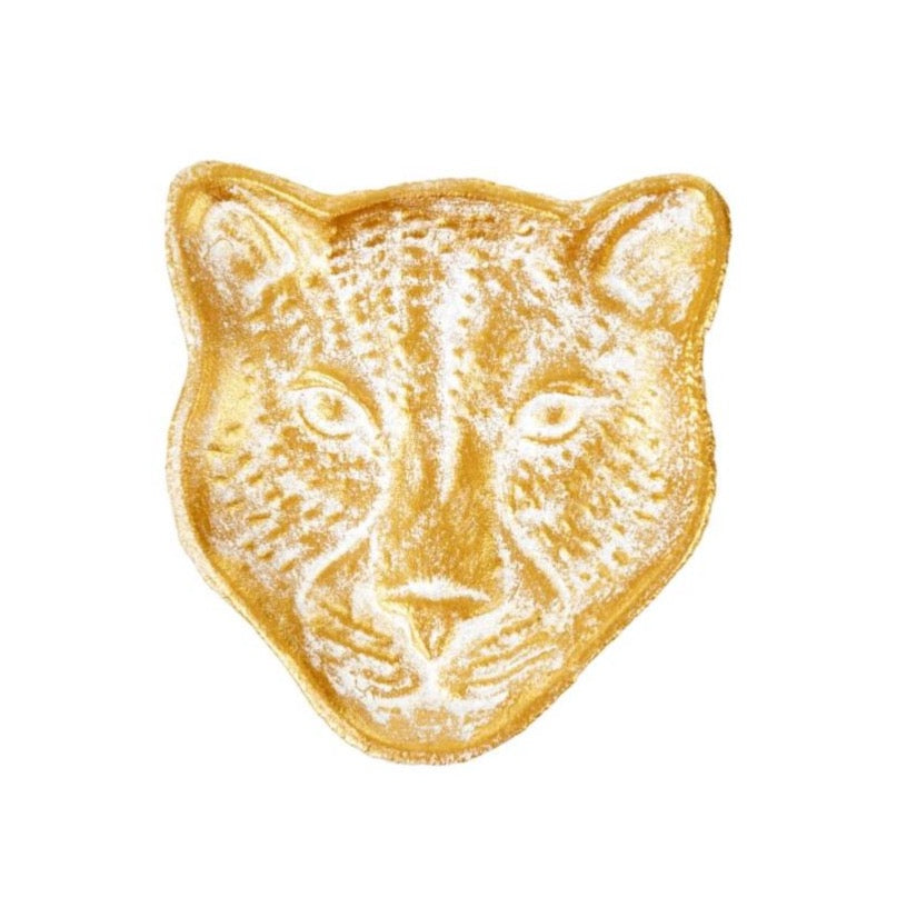 Leopard Trinket Dish | Gold