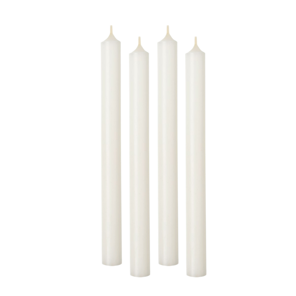 Set of 4 Tapers | Cloud White