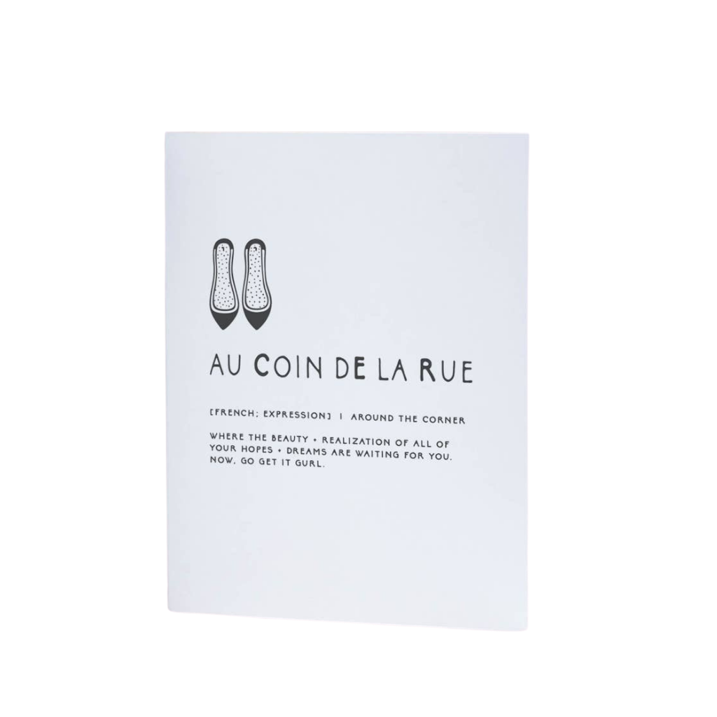 Au Coin De La Rue Greeting Card