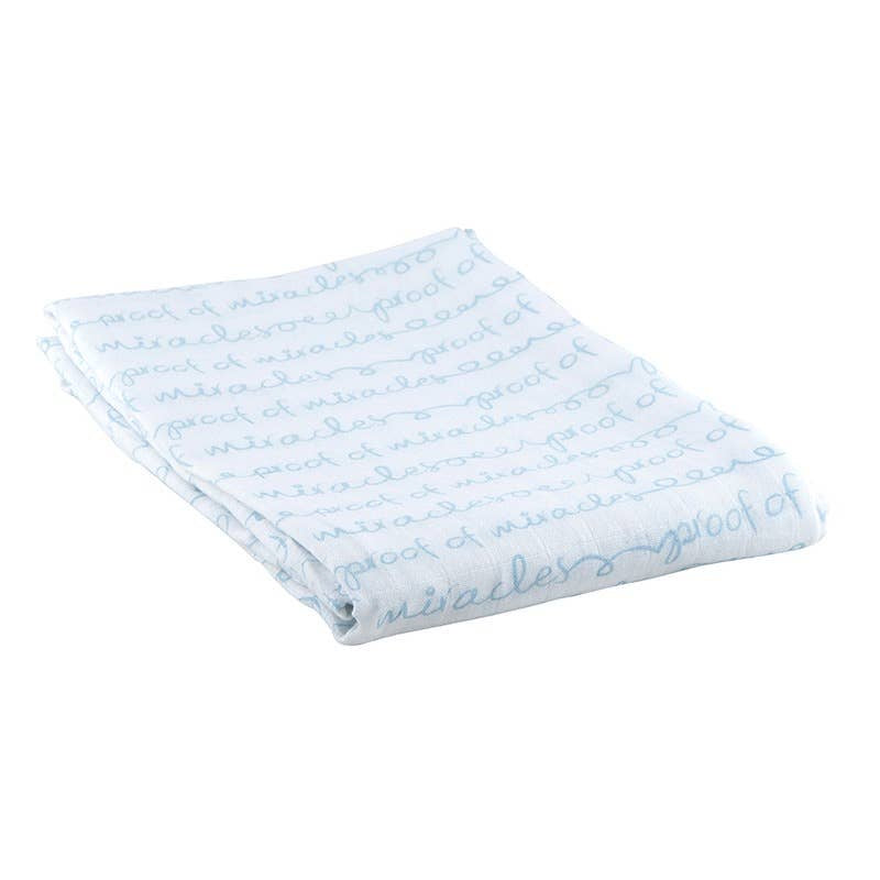 Proof Of Miracles | Bamboo Cotton Swaddle Blanket